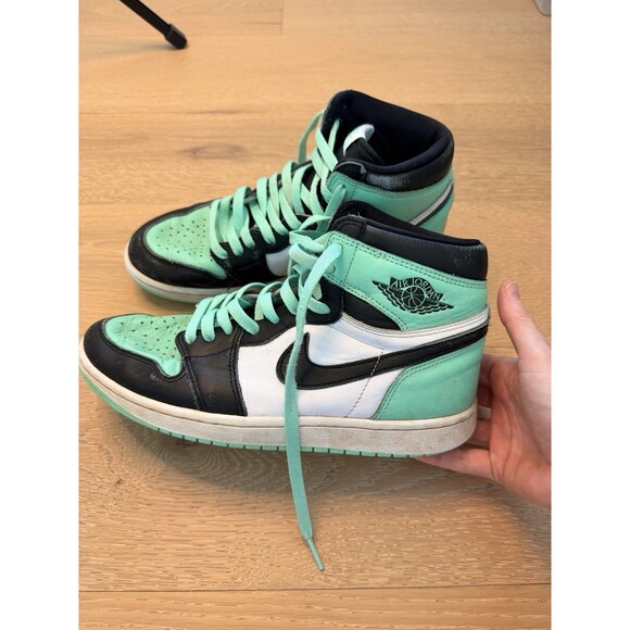Jordan Other - Air Jordan Retro OG 1 Black/ Mint Green / White Men’s Size 9